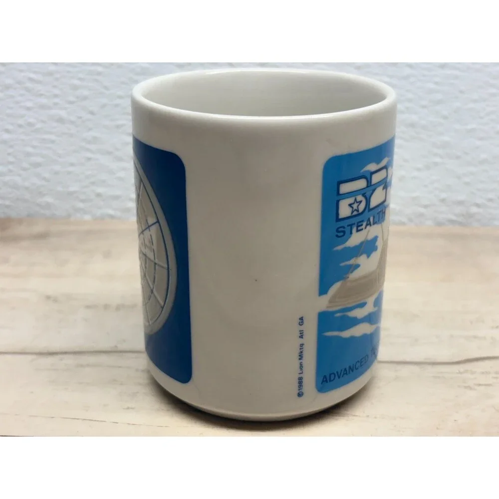 Vtg 1988 B2 Stealt Bomber Porcelain Coffee Tea Cup Mug